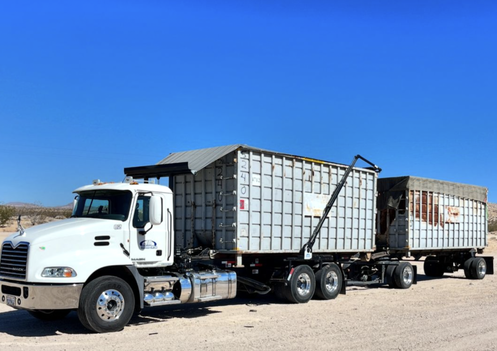 JD Transport dumpster truck